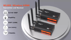 Wireless Extender Display Adapter 1080p 200M HDMI Video Transmitter and Receiver Kit for Camera Live Streaming Laptop PC To TV