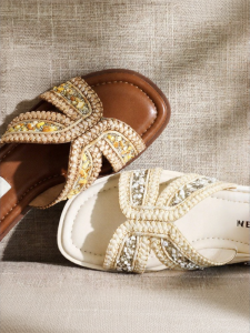 Belle | Holiday Style Braided Flip Flops Women