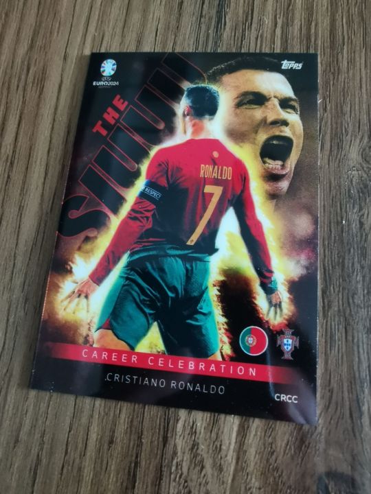 Topps Match Attax Euro 2024 Cristiano Ronaldo Career Celebration THE ...