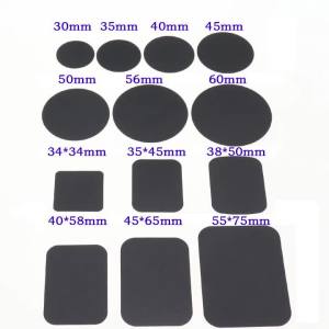 5 Chiếc Đĩa Kim Loại Từ Tính Đen Đa Năng Miếng Dán Đế Sắt Giá Đỡ Điện Thoại Ô Tô Đế Nam Châm Điện Thoại Di Động