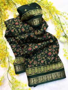 Soft Cotton Sarees with Jacquard Border