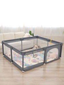 LUXU Playpen For Baby Big Baby Playpen With Balls Steel Frame With Protector Indoor Play Fence