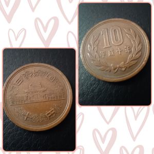 100% Authentic 1998 Japanese 10 Yen  Old Coin Good Condition  *Catalogue #02-20 *Actual Pictures Taken No Stock Photos  *Free Shipping with tracking number 