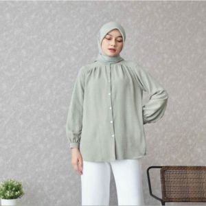 Alina blous/ kemeja wanita Muslim masakini blous wanita 2023