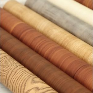 สติกเกอร์ผนัง สติกเกอร์เฟอร์นิเจอร์ วอลล์เปเปอร์ลายไม้ ไม้ กันน้ำ กันเชื้อรา มีกาวในตัวติดเองได้ 40cmx3m