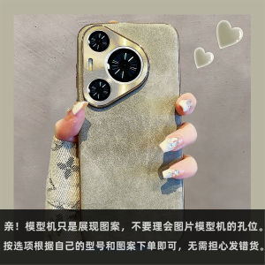 Luxurious Leather Huawei P70 pro Phone Case Mate70 pro Style Small Sheepskin Honor Magic6 pro Metal Lens P60 pro for Men And Women P50 pro