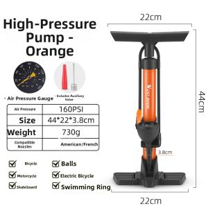 West Biking | Portable High-Pressure Inflation Pump