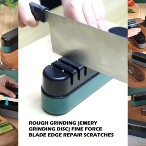 【SKIT SG】Ecoco Kitchen Knife Sharpener 4-Stage High-precision Handheld Whetstone Grit Set Household Multifunctional Knife Sharpening For Knife Scissors Cleaver  ECOCO Knife Sharpener Sharpening Tool for Sharpening Scissor Blades
