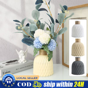 1 Piece Nordic Modern Plastic Flower Vase Flower Pot Basket Home Living Room Payty Wedding Decoration Ornament
