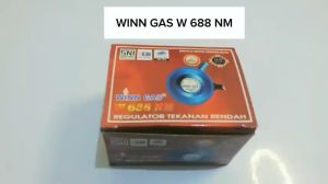 Regulator Kompor Winn Gas W 688 NM Polos Tanpa Meteran Gas Kemasan Dus Coklat