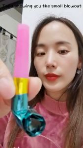 Birthday Party Whistle Random Color Blowout Whistles Whistle Roll Horn Props Blowing Dragon Whistle 生日口哨 Wisel Party