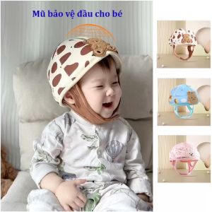 Mũ (nón) Bảo Vệ Đầu Chống Va Đập cho Bé tập bò tập đi (bé từ 6 tháng đến 5 tuổi)