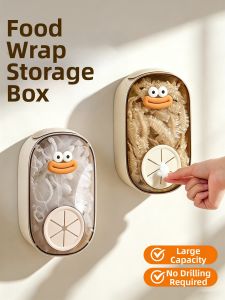 Wall-Mounted Film Storage Dispenser with Filter and Bags
