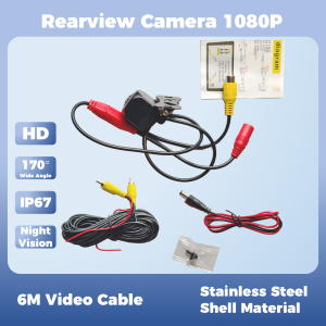 AHD 1920*1080P Car Rear View Camera - Full HD Night Vision 170° Fisheye Lens Vehicle Reversing  Camera