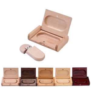 Jaster | JASTER Wooden USB 2.0 Flash Drives 128GB Large Capacity Memory Stick 64GB High Speed Pen Drive 32GB Pendrive 16GB for Laptop