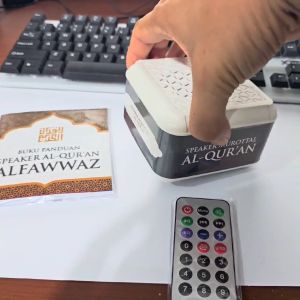 (32GB + Bisa Request Nama ) Speaker Murottal Quran + Bluetooth + 30 Juz + Remot Speaker Hafiz Quran