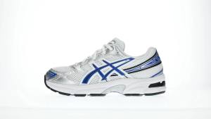 ASICS Kids GEL-1130 Grade School Running Shoes in White/ASICS Blue