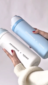[STRICTLY AUTHENTIC] Owala x Starbucks FreeSip24/32oz Stainless-Steel Water Bottle with Locking Push-Button Lid