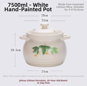 Heat Resistant Cooking Pot Ceramic