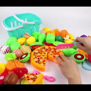 Mainan Potong Buah 86Pcs Masak Masakan Mainan Dapur Anak Mainan Kitchen Set