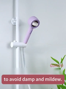 3 in 1 Shower Head Set Blue Purple Multi-Function Shower Household Bathroom 3-speed Pressurized Flippable Spa Shower Head With Hose