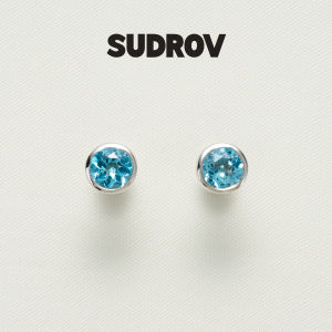 2025 New Style Earrings High-end Elegant Topaz Fall Winter Resort Style