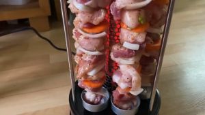 Máy nướng thịt nướng gà xiên hải sản không khói