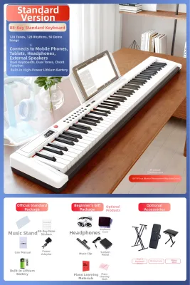 BEETHOSTAR | Weighted Keybed 88 Keys Electric Piano