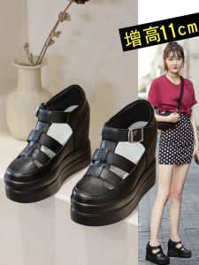Giày Sandal Đế Dày Da Bò Đế Bằng Đa Năng Cho Nữ Giày Sandal Đế Bằng Thường Ngày Giày Sandal Đế Dày Cho Nữ