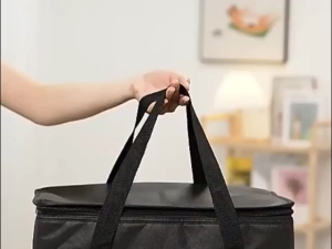​35L Insulated Food Delivery Bag - Aluminum Foil Cooler & Grocery Thermal Bag​