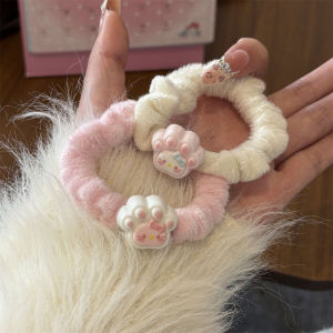 Phụ Kiện Tóc Dễ Thương Hình Móng Vuốt Mèo KT Mềm Mại Dễ Thương Mùa Thu Đông Nhung Nhung Phong Cách Đa Năng Phụ Kiện Tóc