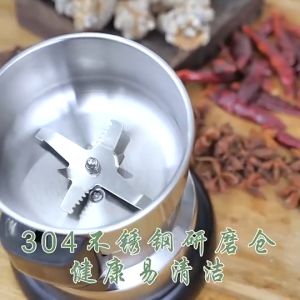 Coffee Grinder 400W Pepper Sauce Grinding Machine Food Processor Blender Electronic Peanut Rice Spice Bean Smash Machine Kitchen Milling Baby food Maker Multifunctional Cooking Mixer Mini Portable Powder Mill pengisar serbaguna kering ais makanan bayi