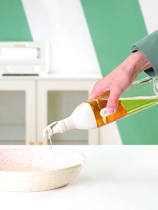 Dispenser Botol Minyak Kaca 480ml Anti Tumpah Botol Minyak Tuang Aesthetic  Botol Minyak Tutup