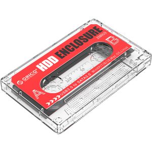 ORICO กล่องฮาร์ดไดรฟ์ภายนอกใส USB3.0 SATA3.0 5Gbps 4TBการออกแบบเทปคาสเซ็ต (2580U3-CM)