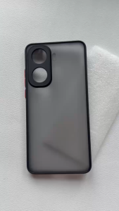 Ốp lưng Vivo iQOO Neo 11 viền màuchống bám vân tay ( màu Đen)