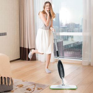 Deerma TB600 Manual Spray Mop for Tile And Hardwood Floor Ultrafine Fiber Cloth Stainless Steel Handle Sticky Cloth Mop