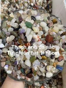 1kg vụn đá TA đa sắc dùng để trang trí trải nền trấn trạch phong thủy