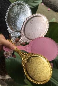 Gương Hoàng Cung Cầm Tay_Gương Công Chúa_ Kính Soi Mặt Siêu Cute_Kính Cầm Tay Trang Điểm_ MI HÀ