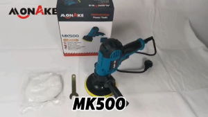 MONAKE  German Tool Mesin Poles Mobil Polisher 5 INCH Alat Poles Cat Mobil Full Set Car Alat Disc Disk kaca motor MK500T
