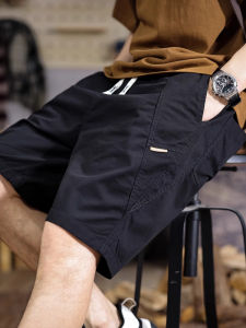 Loose Fit American Style Workwear Shorts for Men Summer plus Size Comfortable Sporty Casual Five-Quarter Length Trendy