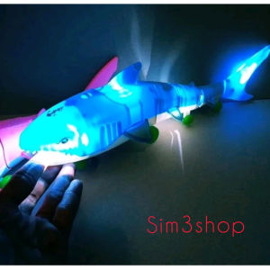 Mainan Baby Shark Pet Ikan Hiu Body Nyala dapat dan dapat bergerak ekornya dan bisa berjalan