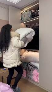Túi Hút Chân Không Có Thể Tái Sử Dụng 1/4 Chiếc Để Đựng Quần Áo Phụ Kiện Du Lịch Túi Nén Rỗng Có Thể Đóng Kín Gấp Gọn Hộp Đựng Đồ