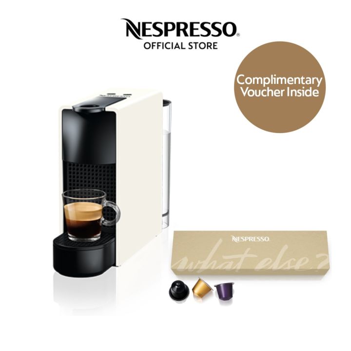 Nespresso Essenza Mini Coffee Machine Espresso Compact Automatic Coffee Machine with Coffee Capsules, White