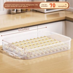 FURENJILI | Food Grade Kitchen Storage Box For Frozen Dumplings