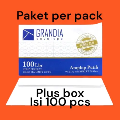 amplop grandia 1 pak isi 100pcs