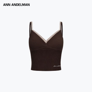 ANN ANDELMAN | Summer Patchwork Double Strap Ribbed Knit Vest Women