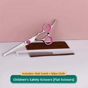 JIUQI | Child Haircut Scissors Safety Baby Haircut Tool Thinning Teeth Set