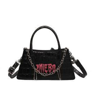 IELGY Phụ nữ túi đeo người hoạ tiết cá sấu nhỏ da bóng và Túi Nhỏ Họa Tiết thời trang nhẹ