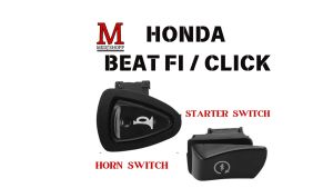 HORN SWITCH / STARTER SWITCH FOR HONDA BEAT FI / CLICK / RUSI MOTORCYCLE PARTS MODEL SOLD AS 1PC