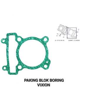 Paking Blok Boring Bawah Vixion - Packing Peking Gasket Cylinder Silinder Block Seher Seker Buring Yamaha Vixion Lama Old Vixion New NVA NVL